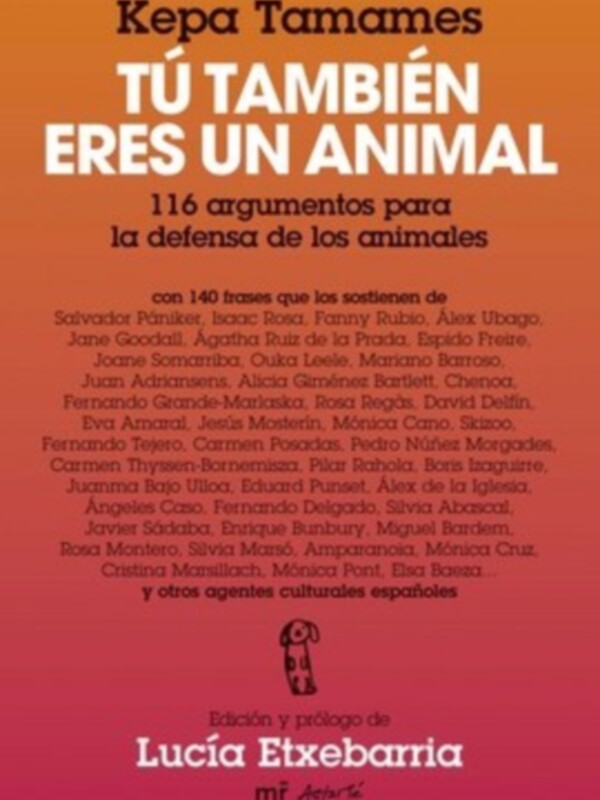 Kepa Tamames publica el libro 'Tú también eres un animal'
