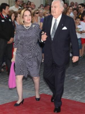 Periodistas y caras conocidas de la sociedad sevillana en la boda de Carmen Solís Tello