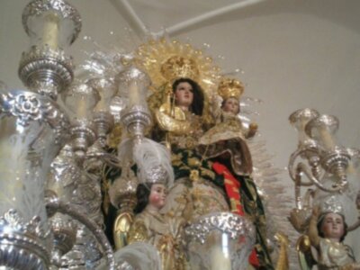 La Patrona de Carrión se trasladó a la Parroquia&#8207;