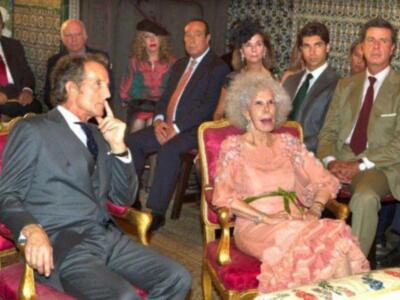 La Duquesa de Alba da el si quiero a Alfonso Díez