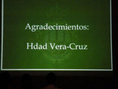 Audiovisual con el titulo Sentimiento Cofrade, vivencia de un año de vida, en la Hermandad de la Vera-cruz de Alcalá del Río