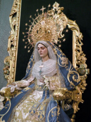 Besamano y Besapies de la Virgen de las Angustias de Alcalá del Río