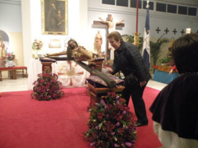Solemne Función Eucarística con el Cristo de San Agustín en Santa Clara.