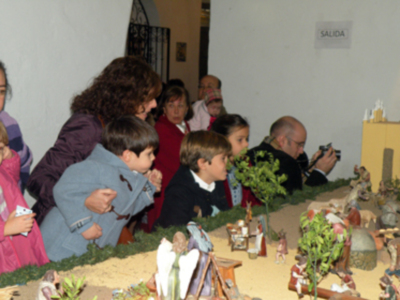 Los Reyes Magos del Belén de la Solidaridad.