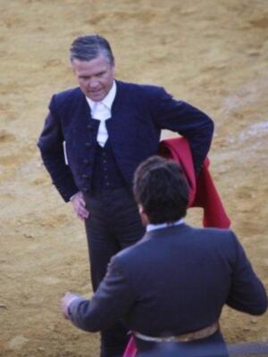 Eva González fue a la plaza a ver torear a su novio Cayetano 