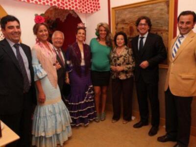 Numerosos personajes conocidos en Feria de Sevilla 2012