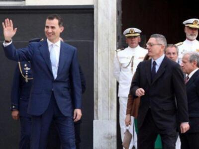 El cariñoso recibimiento al príncipe en Cádiz