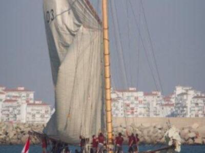 Piere Casiragui, tercer hijo de la Princesa Carolina de Mónaco y miembro de la Tripulación del Tuiga, en "la Semana Clásica de Puerto Sherry"