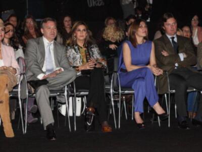 Marina Danko con su novio Manuel Blanco en SIMOF