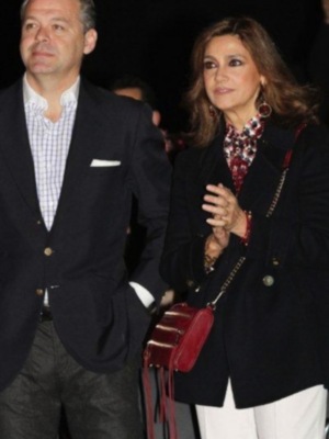 Marina Danko con su novio Manuel Blanco en SIMOF 