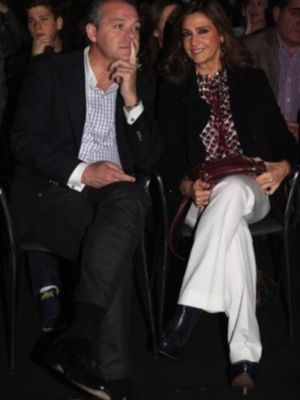 Marina Danko con su novio Manuel Blanco en SIMOF 