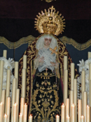 La Patrona de Rinconada culmino su estación de penitencia el Sábado Santo