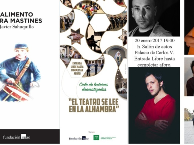 Alimento para Mastines, Javier Sahaquillo. Teatro dramatizado en la Alhambra, 20 enero 19:00. Entrada libre hasta completar aforo.