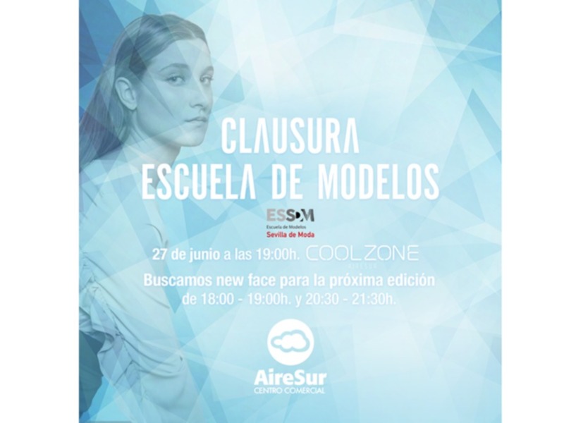 Clausura de la Escuela de Modelos ESSM, 27 junio a las 19:00h en Coolzone.