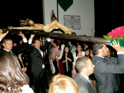 A consecuencia de la Pandemia el Viacrucis del Cristo de la Vera-cruz Ilipense se retransmitió por streaming