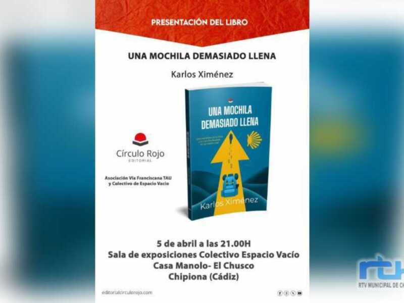 La sala de Espacio Vacío acoge el próximo sábado 5 de abril la presentación del libro ‘Una mochila demasiado llena’  