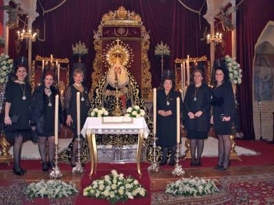  Alcalá del Río se prepara para el Solemne Septenario de Dolores en la Parroquia de Santa María de la Asunción
