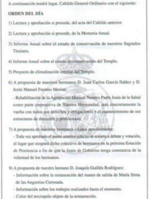 2 CABILDOS 2 HDAD. LOS GITANOS