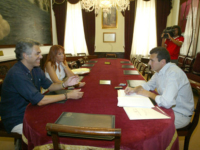 El Concejal de Turismo de Cádiz se reúne con Agustin Bravo