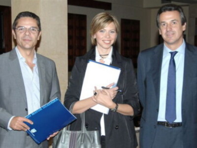 Marina Bernal, Salomon Hachuel y Jesus Plata debaten sobre la television local 