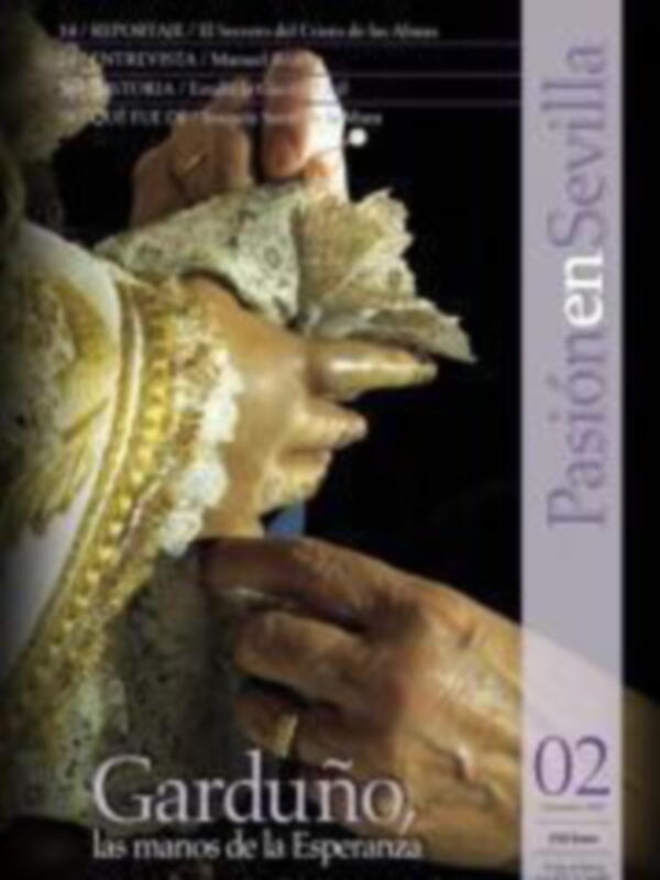 Portada de la obra 'Garduño: las manos de la Esperanza', que forma parte de la serie 'Pasiones en Sevilla'.