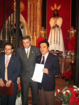 EL PINTOR ANTONIO MONTIEL ELEGIDO PREGONERO Y PINTOR DEL CARTEL 2008 DE LA HERMANDAD DEL CAUTIVO DE MALAGA