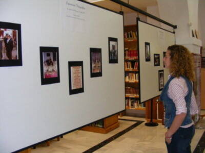 Una exposición recoge fotos históricas de la Hermandad del Rosario de Gines 