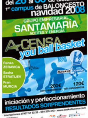 Nace el Basket Campus Acensa You Ball en Lucena (Córdoba)
