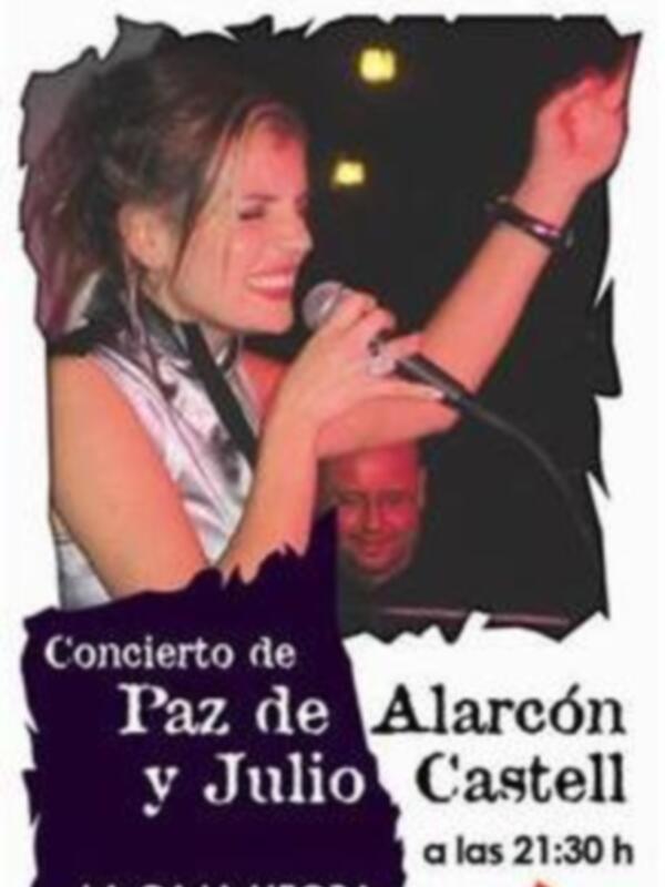 Concierto Paz de Alarcón y Julio Castell en La Caja Negra, miércoles 13 de mayo a las 21:30h. Entrada libre.
