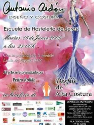Desfile de Alta Costura en beneficio de Afanas el 16 de junio en Jerez