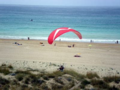 Paramotores Bajo Guadalquivir en el I Encuentro Amigos del Paramotor  en Portugal