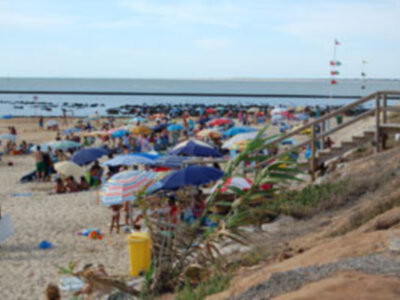 Playas de Micaela y Montijo de Chipiona  sin los mínimos servicios