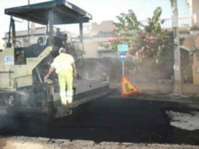 Comienza el asfaltado provisional del camino de Los Quemados(Chipiona)
