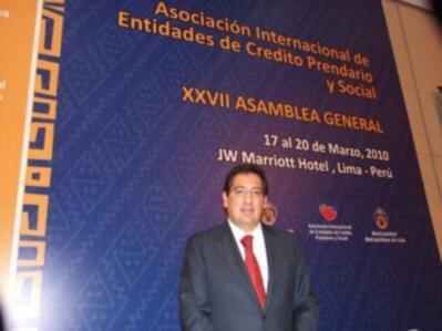 Antonio Pulido, nombrado en Lima presidente de la Asociación Internacional de Montes de Piedad 