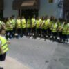La concejalía de Tráfico admite la petición del alumnado  de Divina Pastora para pintar los pasos de peatones (Chipiona)
