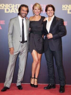 Estreno mundial en Sevilla de la ultima pelicula de Tom Cruise y Cameron Diaz