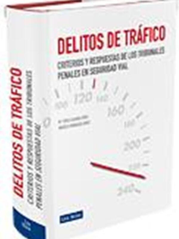 Un libro sobre delitos de tráfico, con gráficos y datos relacionados a la velocidad.