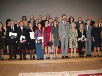 Los príncipes de Asturias entregan las medallas de bellas artes en Jerez