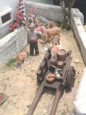 Galería del Belén del Colegio de Farmacéutico de Sevilla