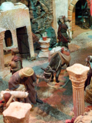 Galería del Belén de la hermandad de los "Panaderos"