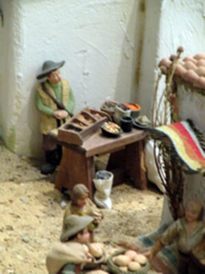 Galería del Belén del Colegio de Farmacéutico de Sevilla