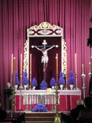 Galería del Altar de Quinario en Honor al Cristo de Burgo de la ciudad de Sevilla
