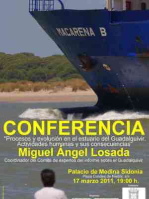 Ecologistas en Acción convocan conferencia sobre el dragado  del Guadalquivir el próximo día 17 en Sanlúcar de Bda.