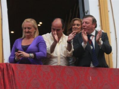 Fran Rivera y César Cadaval con San Gonzalo 