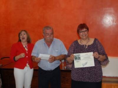 Entrega del I Premio de Investigación Histórica Decubriendo mis raíces a un grupo de alumnos del CEPER Mardeleva(Sanlúcar Bda)