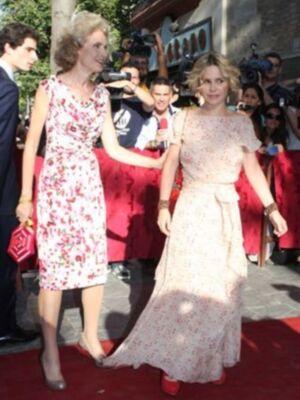 Eugenia Martínez de Irujo en la boda de la hija de Carmen Tello