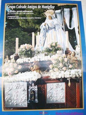 Sábado 4 de junio saldrá la Cruz de Mayo de la Urbanización Parque Monteflor por las calles  cercanas, este año se ha atrasado para no coincidir con María Auxiliadora.