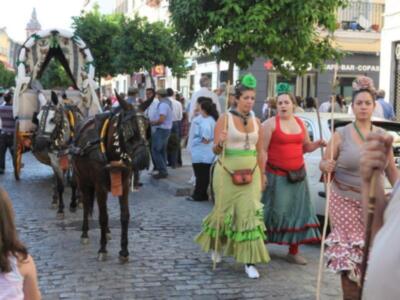 Rocío 2011, Salida de la hermandad de Triana de Sevilla.