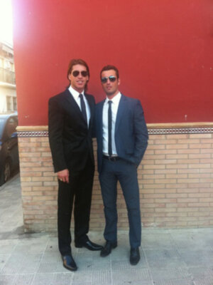 Boda futbolística en Sevilla 