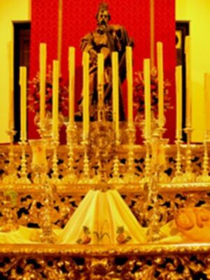 Galería de altares y balcones del Corpus Christi del centro Sevillano